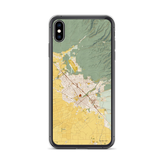 Custom Chico California Map Phone Case in Woodblock