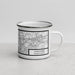 Right View Custom Chicopee Massachusetts Map Enamel Mug in Classic