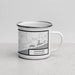 Right View Custom Chilmark Massachusetts Map Enamel Mug in Classic