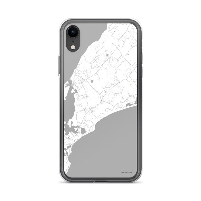 Custom iPhone XR Chilmark Massachusetts Map Phone Case in Classic