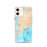 Custom iPhone 12 Chilmark Massachusetts Map Phone Case in Watercolor
