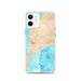 Custom iPhone 12 Chilmark Massachusetts Map Phone Case in Watercolor