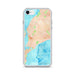 Custom iPhone SE Chilmark Massachusetts Map Phone Case in Watercolor