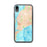 Custom iPhone XR Chilmark Massachusetts Map Phone Case in Watercolor
