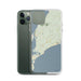 Custom Chilmark Massachusetts Map Phone Case in Woodblock