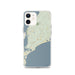 Custom iPhone 12 Chilmark Massachusetts Map Phone Case in Woodblock