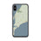 Custom iPhone X/XS Chilmark Massachusetts Map Phone Case in Woodblock
