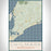 Chilmark Massachusetts Map Print Portrait Orientation in Woodblock Style With Shaded Background