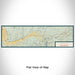 Flat View of Map Custom Chimayo New Mexico Map Enamel Mug in Woodblock