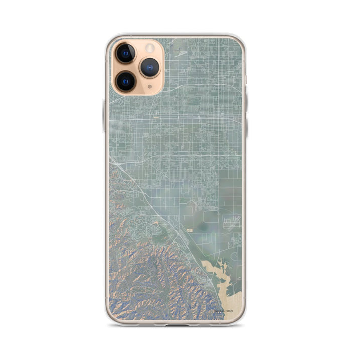 Custom iPhone 11 Pro Max Chino California Map Phone Case in Afternoon