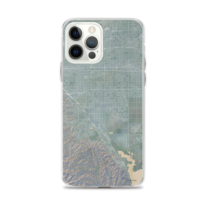 Custom iPhone 12 Pro Max Chino California Map Phone Case in Afternoon