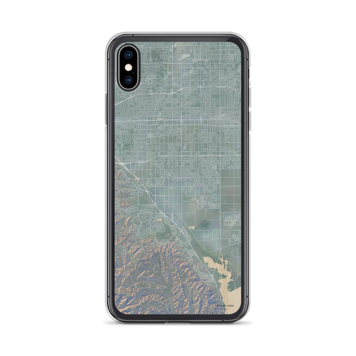 Custom iPhone XS Max Chino California Map Phone Case in Afternoon