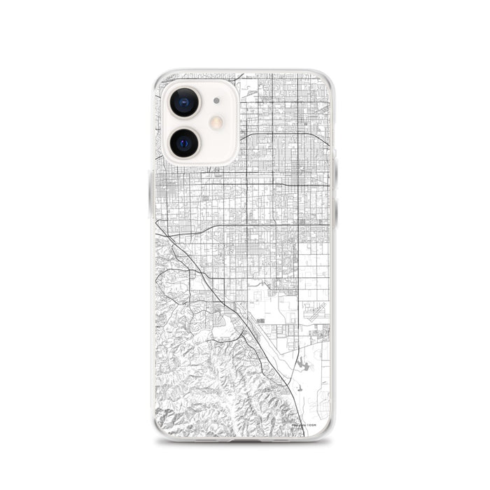 Custom iPhone 12 Chino California Map Phone Case in Classic