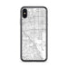 Custom iPhone X/XS Chino California Map Phone Case in Classic