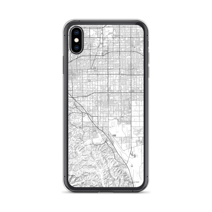 Custom iPhone XS Max Chino California Map Phone Case in Classic