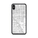 Custom iPhone XS Max Chino California Map Phone Case in Classic