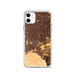 Custom iPhone 11 Chino California Map Phone Case in Ember