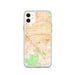 Custom iPhone 11 Chino California Map Phone Case in Watercolor