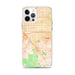 Custom iPhone 12 Pro Max Chino California Map Phone Case in Watercolor