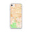 Custom iPhone SE Chino California Map Phone Case in Watercolor