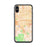 Custom iPhone X/XS Chino California Map Phone Case in Watercolor