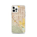 Custom iPhone 12 Pro Chino California Map Phone Case in Woodblock