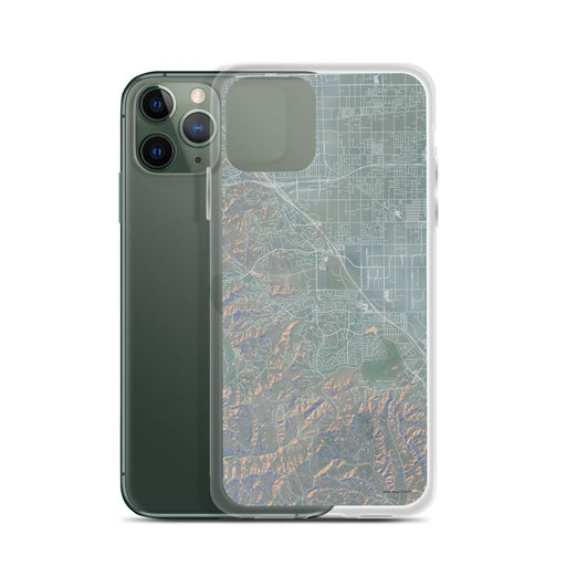 Custom Chino Hills California Map Phone Case in Afternoon
