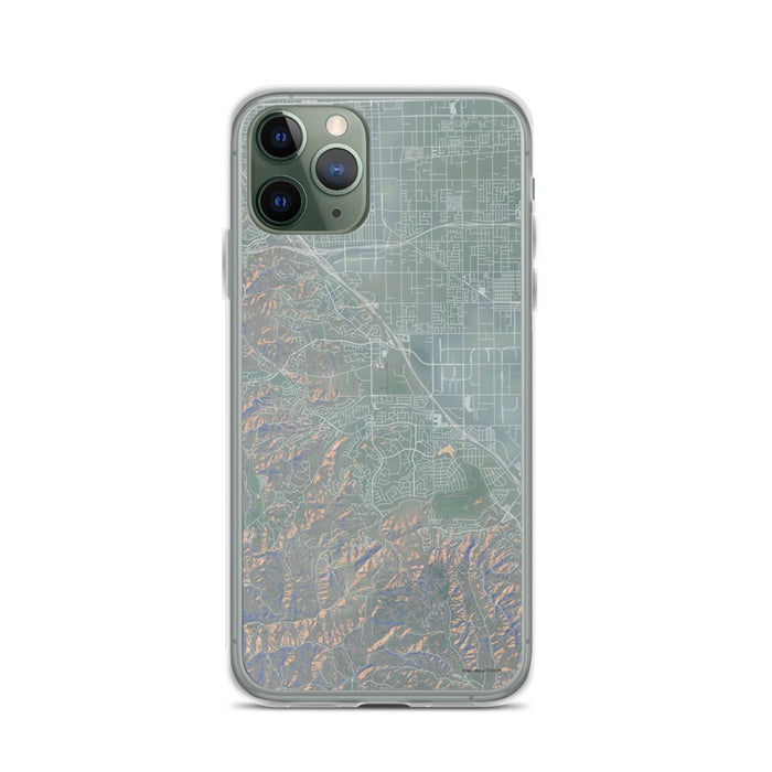 Custom iPhone 11 Pro Chino Hills California Map Phone Case in Afternoon