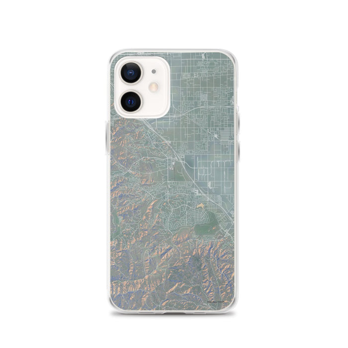 Custom iPhone 12 Chino Hills California Map Phone Case in Afternoon
