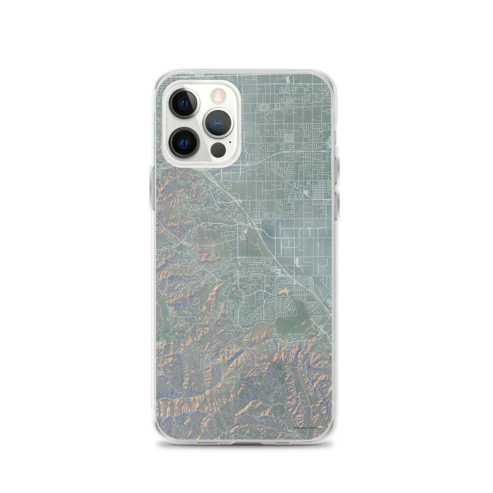Custom iPhone 12 Pro Chino Hills California Map Phone Case in Afternoon