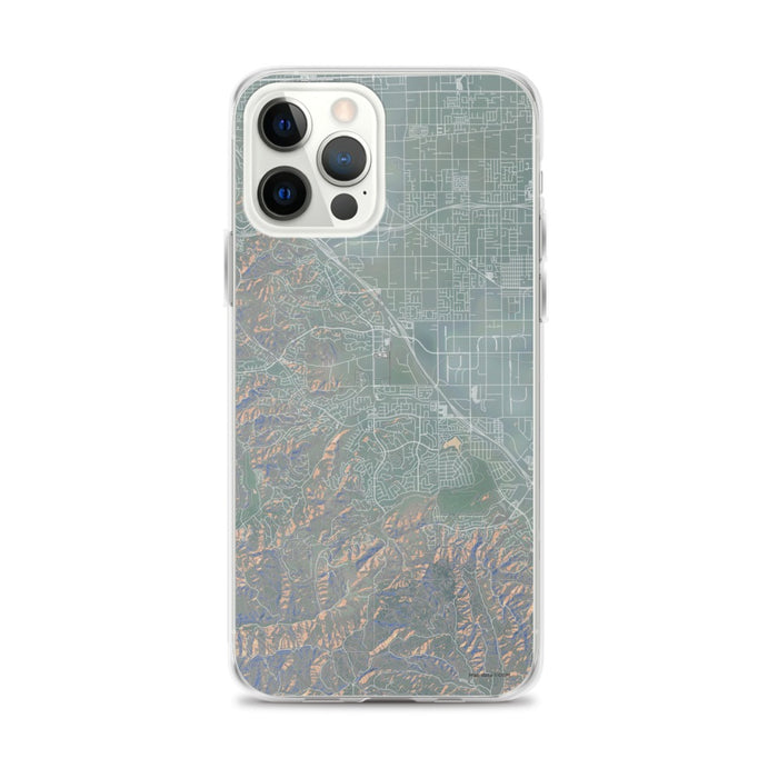 Custom iPhone 12 Pro Max Chino Hills California Map Phone Case in Afternoon