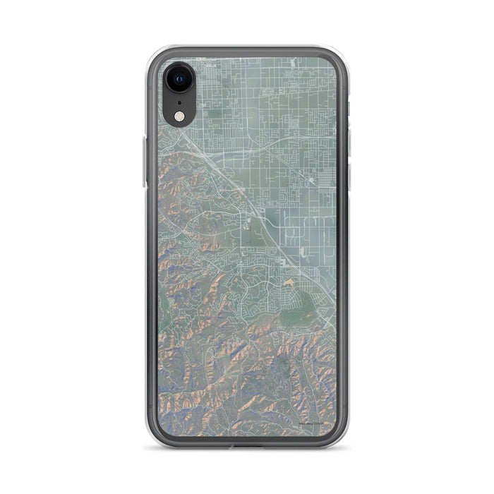 Custom iPhone XR Chino Hills California Map Phone Case in Afternoon
