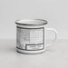 Right View Custom Chino Hills California Map Enamel Mug in Classic