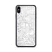 Custom iPhone XS Max Chino Hills California Map Phone Case in Classic
