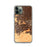 Custom iPhone 11 Pro Chino Hills California Map Phone Case in Ember