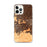Custom iPhone 12 Pro Max Chino Hills California Map Phone Case in Ember