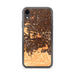 Custom iPhone XR Chino Hills California Map Phone Case in Ember