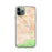 Custom iPhone 11 Pro Chino Hills California Map Phone Case in Watercolor