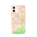 Custom iPhone 12 Chino Hills California Map Phone Case in Watercolor