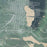 Chisholm Minnesota Map Print in Afternoon Style Zoomed In Close Up Showing Details