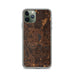 Custom Chisholm Minnesota Map Phone Case in Ember
