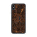 Custom Chisholm Minnesota Map Phone Case in Ember