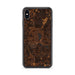 Custom Chisholm Minnesota Map Phone Case in Ember