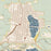 Chisholm Minnesota Map Print in Woodblock Style Zoomed In Close Up Showing Details
