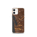 Custom Chula Vista California Map iPhone 12 mini Phone Case in Ember