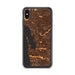 Custom Chula Vista California Map Phone Case in Ember