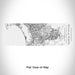 Rendered View of Chula Vista California Map Engraving on 10oz Stainless Steel Insulated Cup with Sliding Lid in White