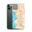 Custom Chula Vista California Map Phone Case in Watercolor on Table with Laptop and Plant