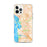 Custom Chula Vista California Map iPhone 12 Pro Max Phone Case in Watercolor