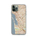 Custom Chula Vista California Map Phone Case in Woodblock